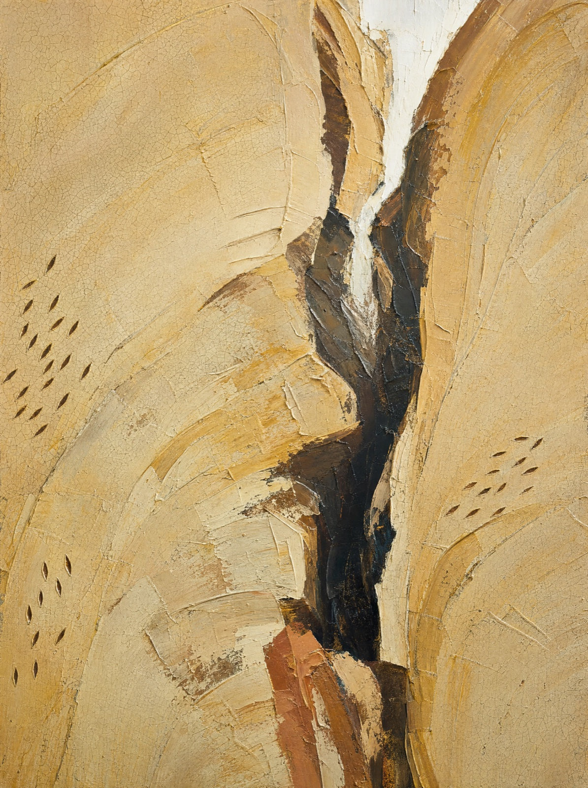Slot Canyon — Stomata, textured fine-art canvas by Eternal Fenix