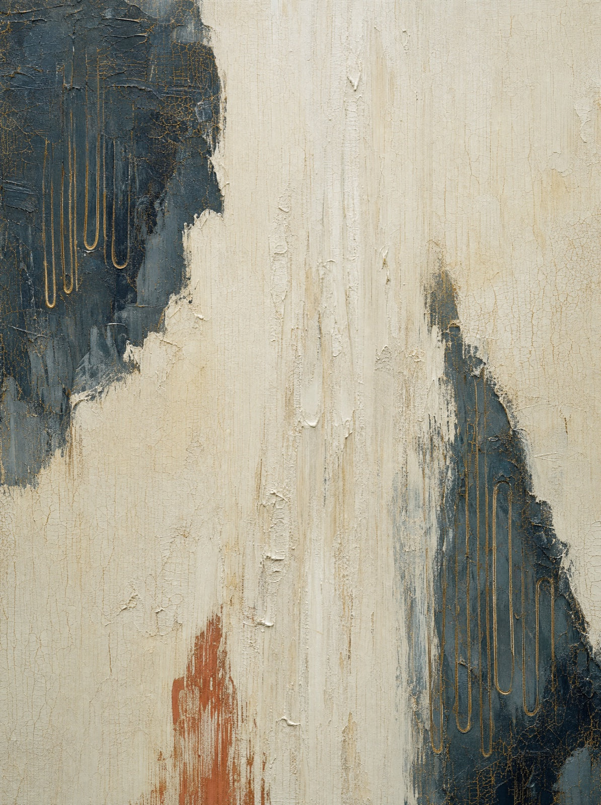 Waterfall — Nephron loops, textured fine-art canvas by Eternal Fenix