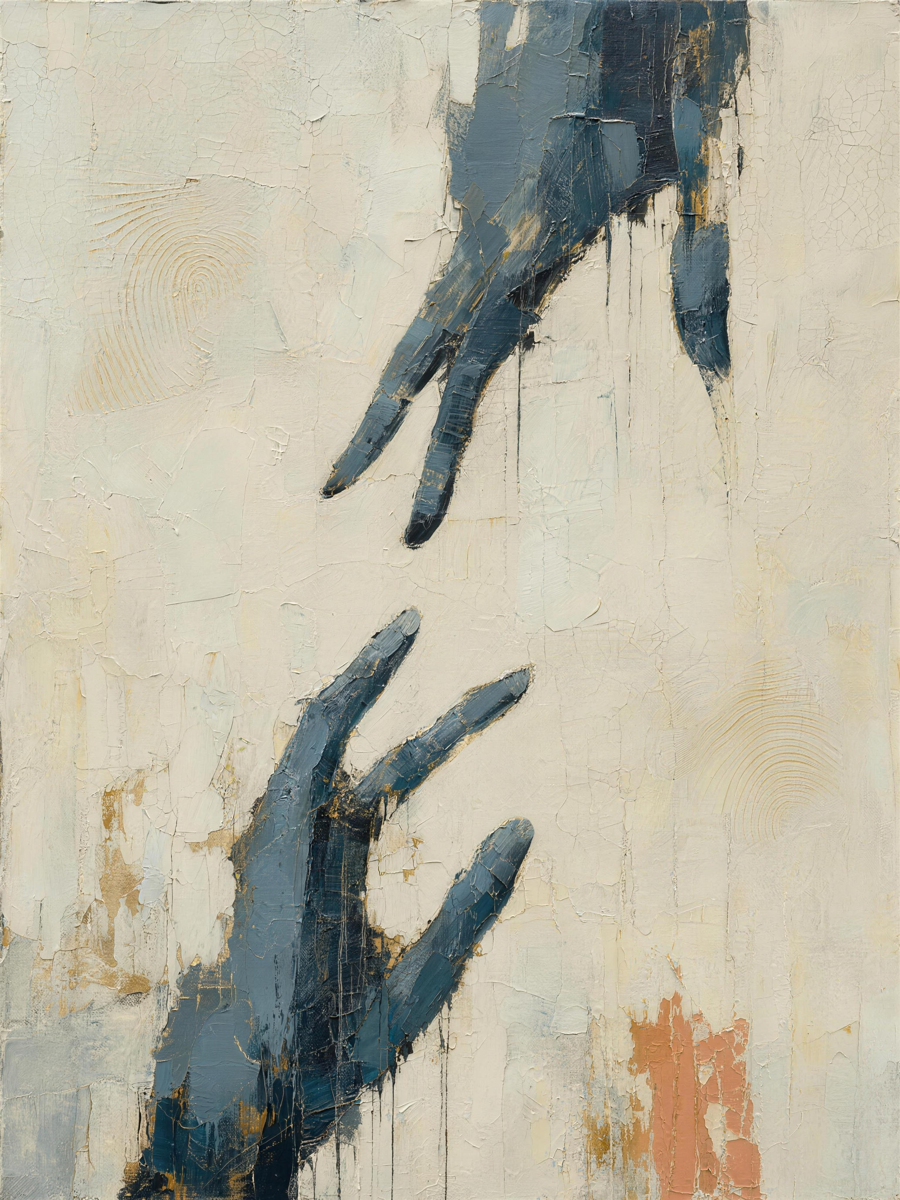 Hands, light palette — dermal ridges