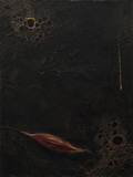 Muscles III — Dark palette, 18 x 24 in float framed canvas