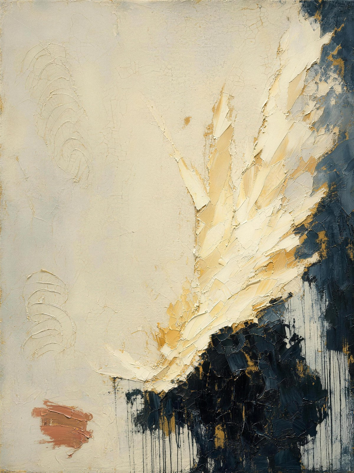 Fire IV — Light palette, textured fine-art canvas by Eternal Fenix
