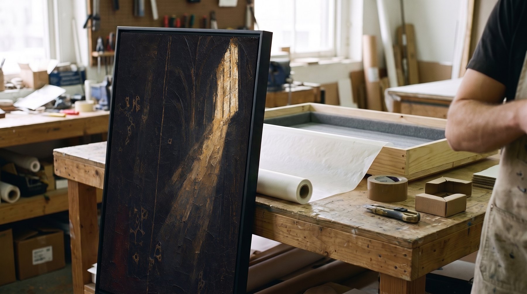 Delivered — Crated and shipped with care