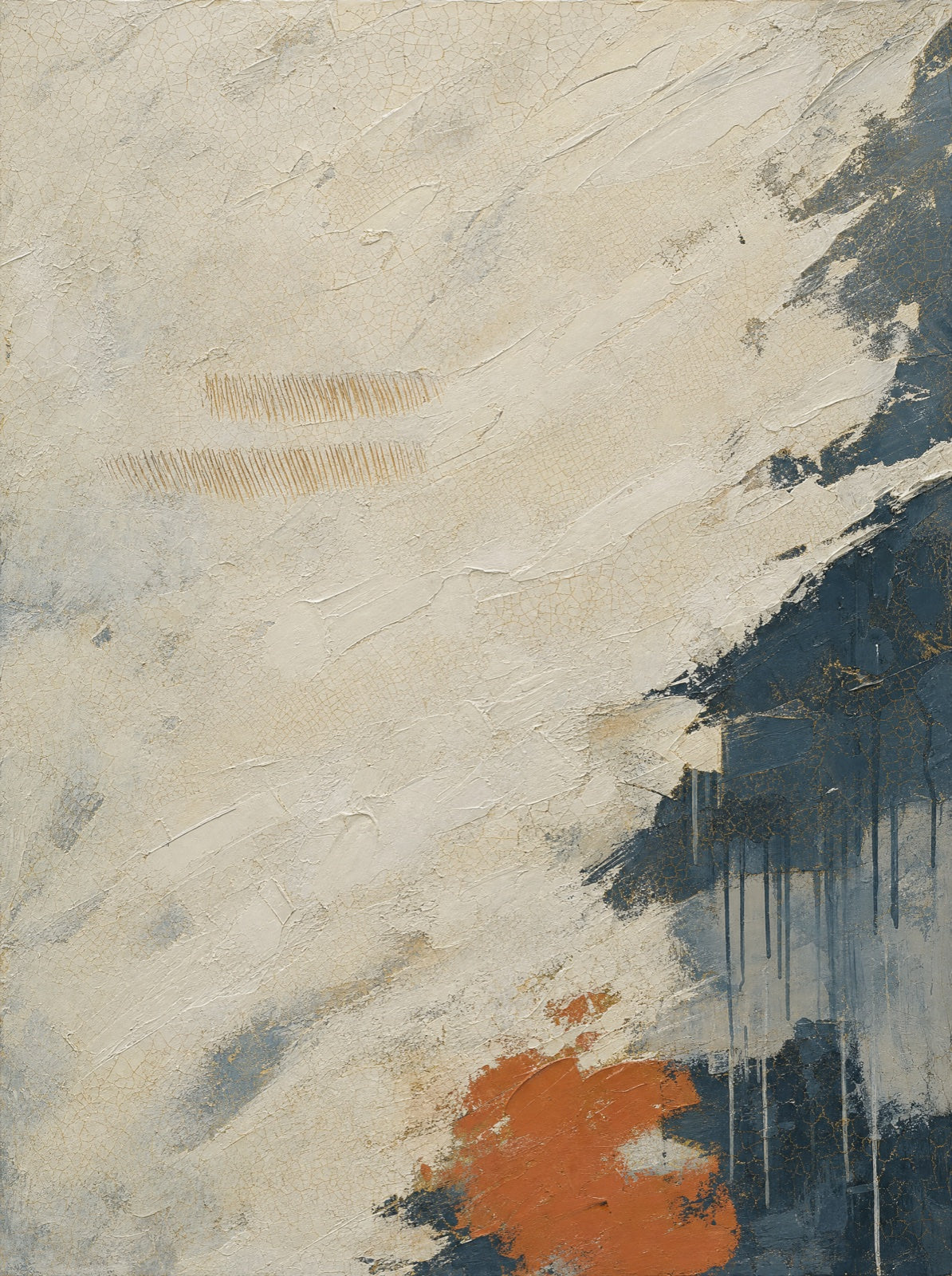 Snowstorm — Cilia, textured fine-art canvas by Eternal Fenix